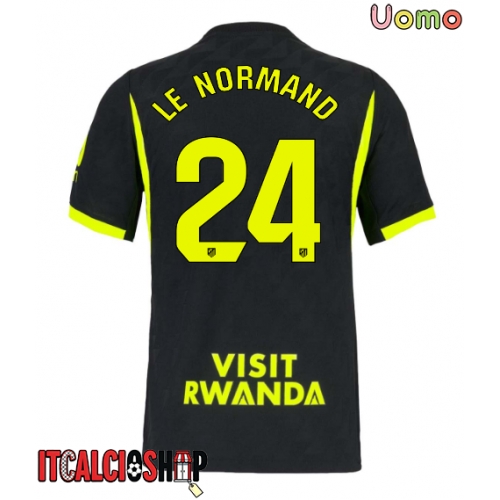 Atletico Madrid Robin Le Normand #24 Seconda Maglia 2026-27 Manica Corta